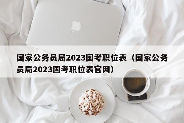 国家公务员局2023国考职位表（国家公务员局2023国考职位表官网）